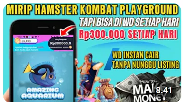 Hanya Mengumpulkan Ikan di Akuarium Bisa Mendapatkan Cuan Rp300 Perhari di Game Penghasil Uang Amazing Aquarium!