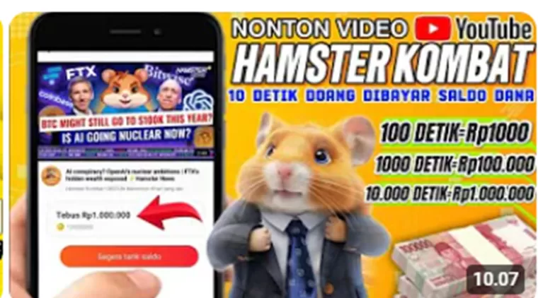 Hanya Nonton Youtube 10 Detik Bisa Dapatkan Cuan Hingga Jutaan di Aplikasi Penghasil Uang WeTube! (Foto: YT Herz Id)