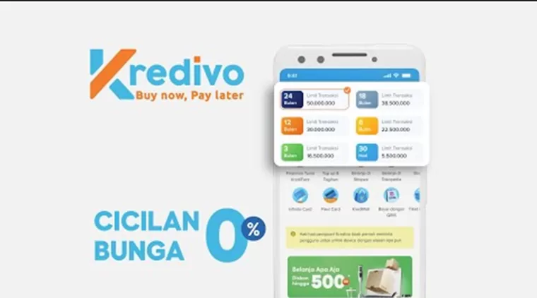 Kredivo Aplikasi Pinjaman Online Lengkap dengan Bunga dan Cicilan 0% Bunga, Pencaiaran Cepat! (Foto: Google play)