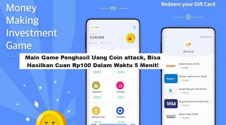 Main Game Penghasil Uang Coin attack, Bisa Hasilkan Cuan Rp250 Ribu Dalam Waktu 5 Menit!  (Foto: Trubun Jateng)