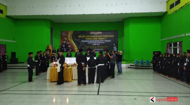 Malam pengesahan warga tingkat 1 PSHT Cabang Kabupaten Blitar