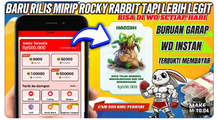 Mirip Rocky Rabbut Tapi Bisa Langsung WD! Dapatkan Rp500 Ribu Perhari di Game Penghasil Uang Fruit Garden! (Foto: Yt Herz Id)