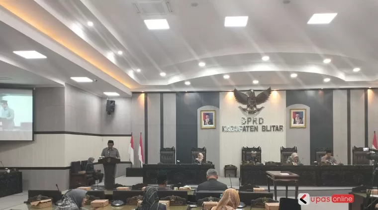 Pelaksanaan rapat paripurna DPRD Kabupaten Blitar