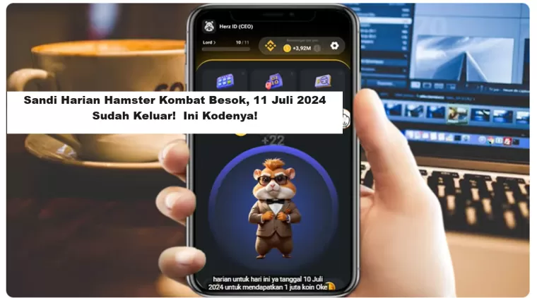 Sandi Harian Hamster Kombat Besok, 11 Juli 2024 Sudah Keluar!  Ini Kodenya! (Foto: YT Herz Id)