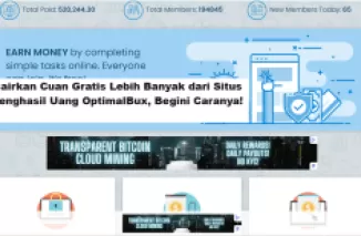 Cairkan Cuan Gratis Lebih Banyak dari Situs Penghasil Uang OptimalBux, Begini Caranya!