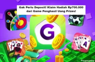 Gak Perlu Deposit! Klaim Hadiah Rp700.000 dari Game Penghasil Uang Prizes!  (Foto: Google Play)