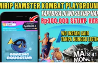 Hanya Mengumpulkan Ikan di Akuarium Bisa Mendapatkan Cuan Rp300 Perhari di Game Penghasil Uang Amazing Aquarium!