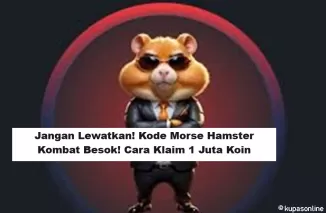 Jangan Lewatkan! Kode Morse Hamster Kombat Besok! Cara Klaim 1 Juta Koin