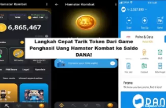 Langkah Cepat Tarik Token Dari Game Penghasil Uang Hamster Kombat ke Saldo DANA! (Foto: Baca Koran Linggau)