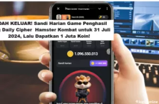 SUDAH KELUAR! Sandi Harian Game Penghasil Uang Daily Cipher  Hamster Kombat untuk 31 Juli 2024, Lalu Dapatkan 1 Juta Koin!