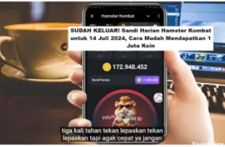 SUDAH KELUAR! Sandi Harian Hamster Kombat untuk 14 Juli 2024, Cara Mudah Mendapatkan 1 Juta Koin (Foto: Yt Herz Id)