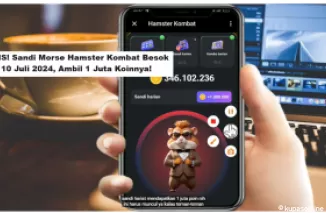 SUDAH RILIS! Sandi Morse Hamster Kombat Besok 10 Juli 2024, Ambil 1 Juta Koinnya!