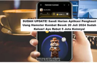 SUDAH UPDATE! Sandi Harian Aplikasi Penghasil Uang Hamster Kombat Besok 20 Juli 2024 Sudah Keluar! Ayo Rebut 5 Juta Koinnya! (Foto: YT Herz Id)