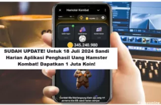 SUDAH UPDATE! Untuk 18 Juli 2024 Sandi Harian Aplikasi Penghasil Uang Hamster Kombat! Dapatkan 1 Juta Koin! (Foto: Yt Herz Id)