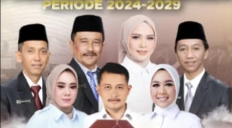 Ketuju orang kader Gerindra yang duduk di kursi DPRD Kab Blitar periode masa jabatan 2024-2029