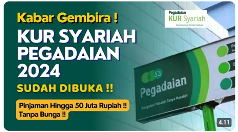 Ayo Ajukan KUR Syariah Pegadaian 2024, Pinjaman Hingga 50 Juta Tanpa Bunga