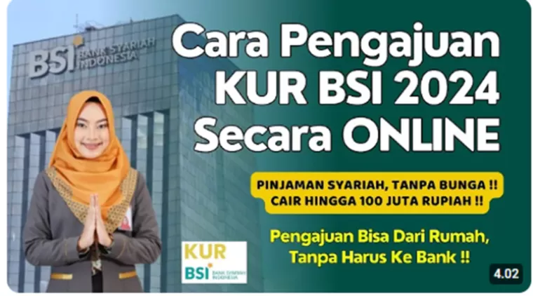 Cara Ajukan KUR BSI 2024 Secara Online! KUR Syariah Tanpa Bunga dan Cair Cepat