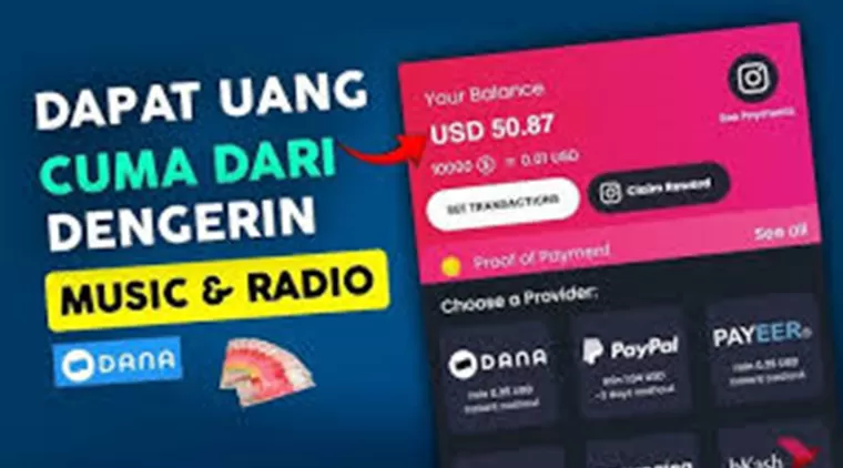 Cara Mendapatkan Uang Hingga 50 Dollar Hanya Mendengarkan Radio! di Aplikasi Penghasil Uang Givvy Radios! (Foto: YT Gandi Jr)