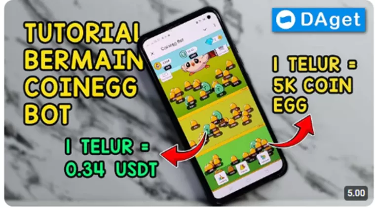 Cara Menggarap Coin EggBot di Game Penghasil Uang Telegram untuk Pemula, Cepat dan Praktif