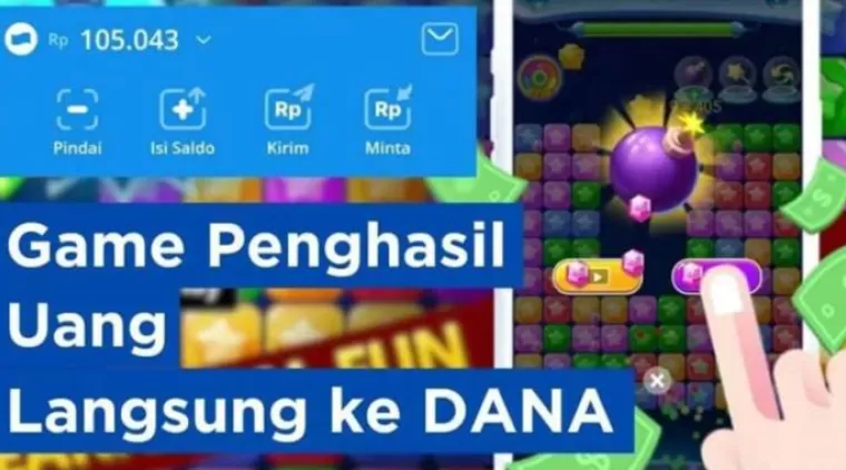 Game Penghasil Uang Hingga Rp 600.000 Langsung Masuk ke Akun DANA Dalam 1 Detik! !! (Foto: Kanal9.id)