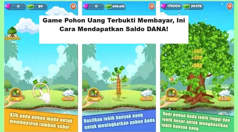 Game Pohon Uang Terbukti Membayar, Ini Cara Mendapatkan Saldo DANA! (Foto: Poskota)