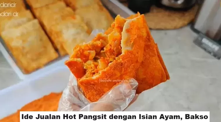 Ide Jualan Hot Pangsit dengan Isian Ayam, Bakso dan Sosis Yang Gurih dan Pedas