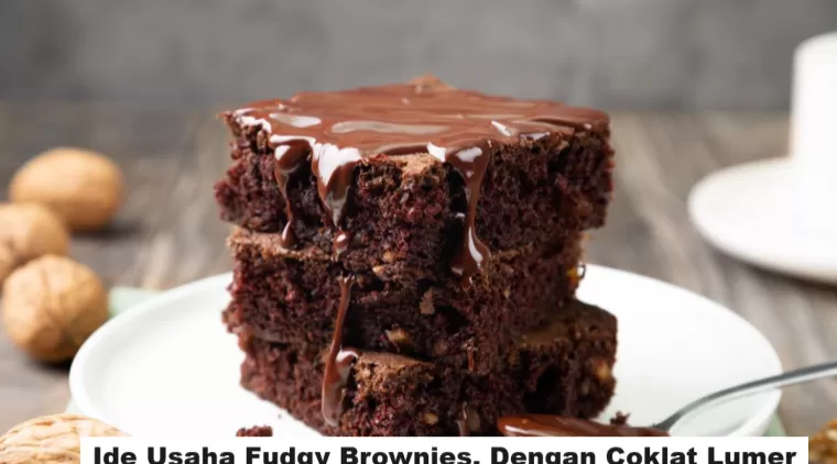 Ide Usaha Fudgy Brownies, Dengan Coklat Lumer yang Dijamin Laris Manis, Begini Cara Buatnya