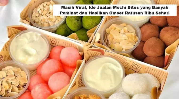 Masih Viral, Ide Jualan Mochi Bites yang Banyak Peminat dan Hasilkan Omset Ratusan Ribu Sehari