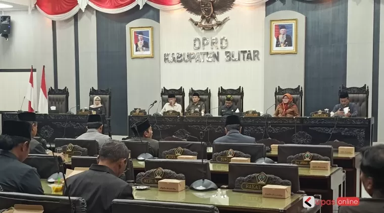 Rapat Paripurna DPRD Kabupaten Blitar