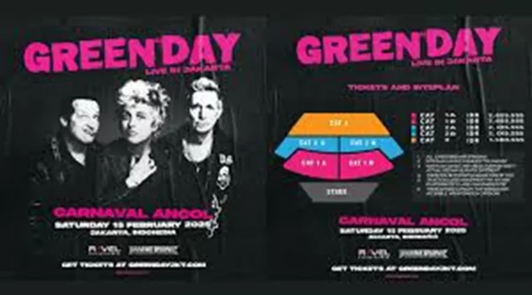 Tanggal, Cara Membeli dan Harga Tiket Konser Green Day Jakarta 2025, War Tiket Segera Hari Ini Pukul 15.00 WIB