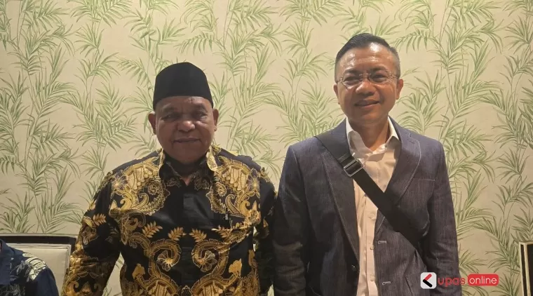 Owner PT Manggala Putra Perkasa bersama Kuasa hukumnya Rahmat Santoso SH, MH