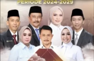 Ketuju orang kader Gerindra yang duduk di kursi DPRD Kab Blitar periode masa jabatan 2024-2029