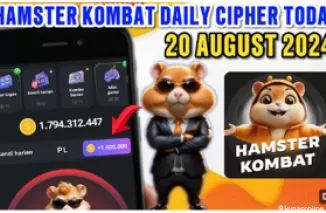 Ambil Koin 1 Juta dengan Sandi Harian Hamster Kombat Hari Ini 20 Agustus 2024!