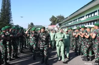 Danrem 081/DSJ kunjungan ke Yonif   511/DY Blitar