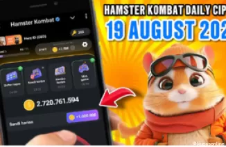 Keluar! Sandi Harian dan Kode Hamster Kombat Tanggal 19 Agustus 2024!