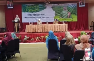 Wakil Ketua Komisi IV DPR-RI Anggia Erma Rini buka sosialisasi Rehabilitasi Hutan dan Lahan, di Blitar.