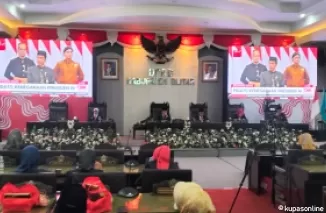 Paripurna DPRD Kab Blitar dengarkan pidato kenegaraan dari Presiden RI