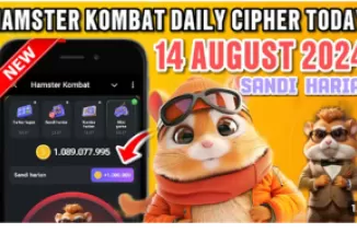 Terbaru! Sandi Harian Hamster Kombat Daily Cipher 14 Agustus 2024! Bonus 1 Juta Koin Menanti!