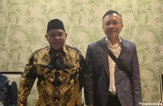 Owner PT Manggala Putra Perkasa bersama Kuasa hukumnya Rahmat Santoso SH, MH