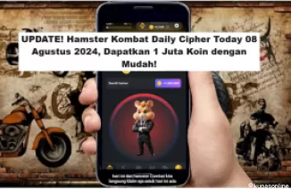 UPDATE! Hamster Kombat Daily Cipher Today 08 Agustus 2024, Dapatkan 1 Juta Koin dengan Mudah!