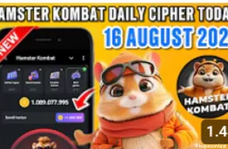 UPDATE TERBARU! Sandi Harian dan Kode Morse Hamster Kombat 16 Agustus 2024! Segera Klaim! 1 Juta Koin Menanti!