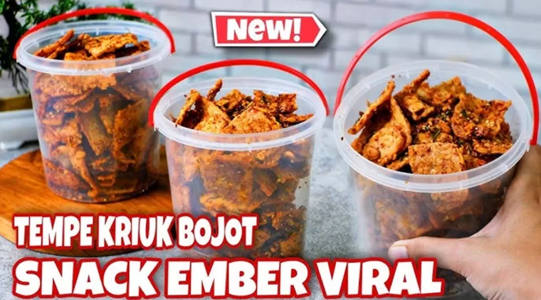 Cara Mudah Bikin Tempe Kriuk Bojot Gurih dan Pedas, Dijamin Laris! Jual 5 Ribu Untung 500 Ribu!