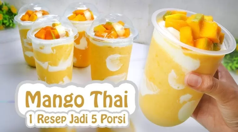 Cuan Mengalir dengan Jualan Mango Thai, Minuman Sejuk di Musim Mangga