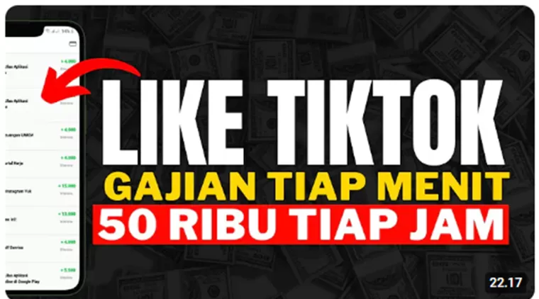 Cuman Like Vidio Tiktok Bisa Hasilkan Uang Rp50 Ribu Sehari di Aplikasi Penghasil Uang Woilo