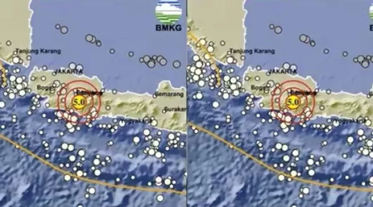 Gempa Berkekuatan 5.0 Magnitudo Guncang Kabupaten Bandung Pagi Ini