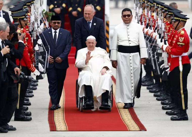 Hari Ini Paus Fransiskus Kunjungi Istana Negara, Untuk Misa di Gelora Bung Karno Polri Siapkan 9 Kantong Parkir