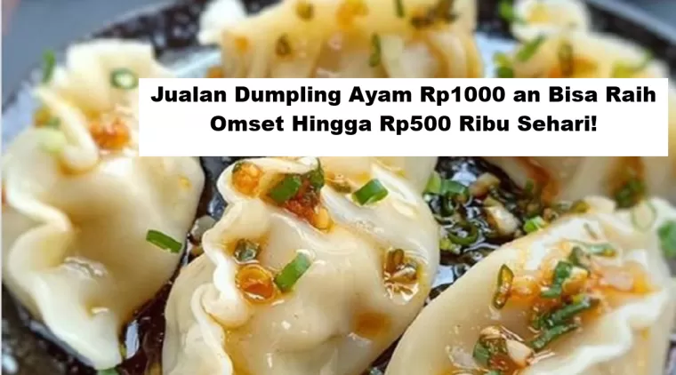 Jualan Dumpling Ayam Rp1000 an Bisa Raih Omset Hingga Rp500 Ribu Sehari!