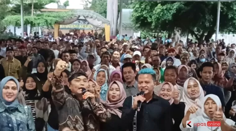 Ketua DPD NasDem bersama ratusan kader semangat dukung Rijanto-Beky