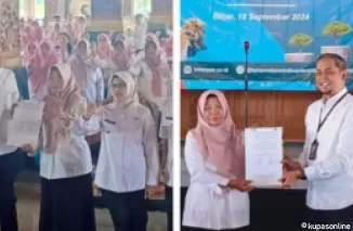 Foto bersama usai sosialisasi Simpanan Pelajar dan penandatanganan MoU BPR PAS dan Perwakilan Kepala Sekolah.