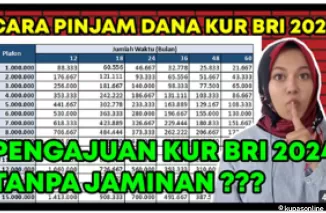 Cara Meminjam Dana KUR BRI 2024 Terbaru Lengkap Dengan Tips Agar Cepat di Acc